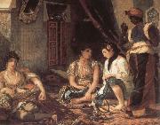 The Women of Algiers Eugene Delacroix